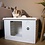 RHRQuality Casa para gatos Villa de Luxe White