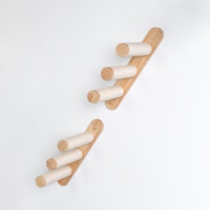 RHRQuality Mur d'Escalade Chats - Sets d'Escaliers (Beige)