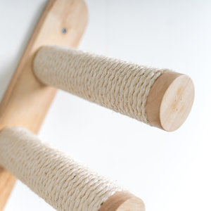 RHRQuality Mur d'Escalade Chats - Sets d'Escaliers (Beige)