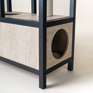RHRQuality Diseño de mueble para gatos Maine Coon Feline Elite 190 (Beige)