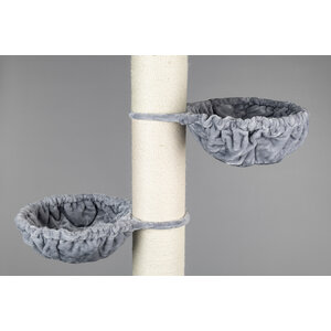 RHRQuality Arbre à chat Maine Coon Tower Light Grey