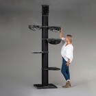 RHRQuality Rascador Maine Coon Tower Plus Blackline Dark Grey