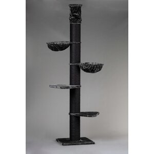 RHRQuality Arbre à chat Maine Coon Tower Blackline Dark Grey