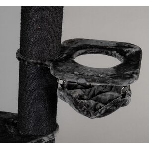 RHRQuality Arbre à chat Royalty Crown Blackline Dark Grey