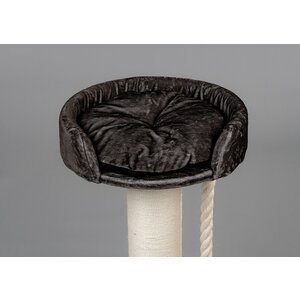 RHRQuality Fauteuil rond Chartreux Ø60 + Coussin Taupe