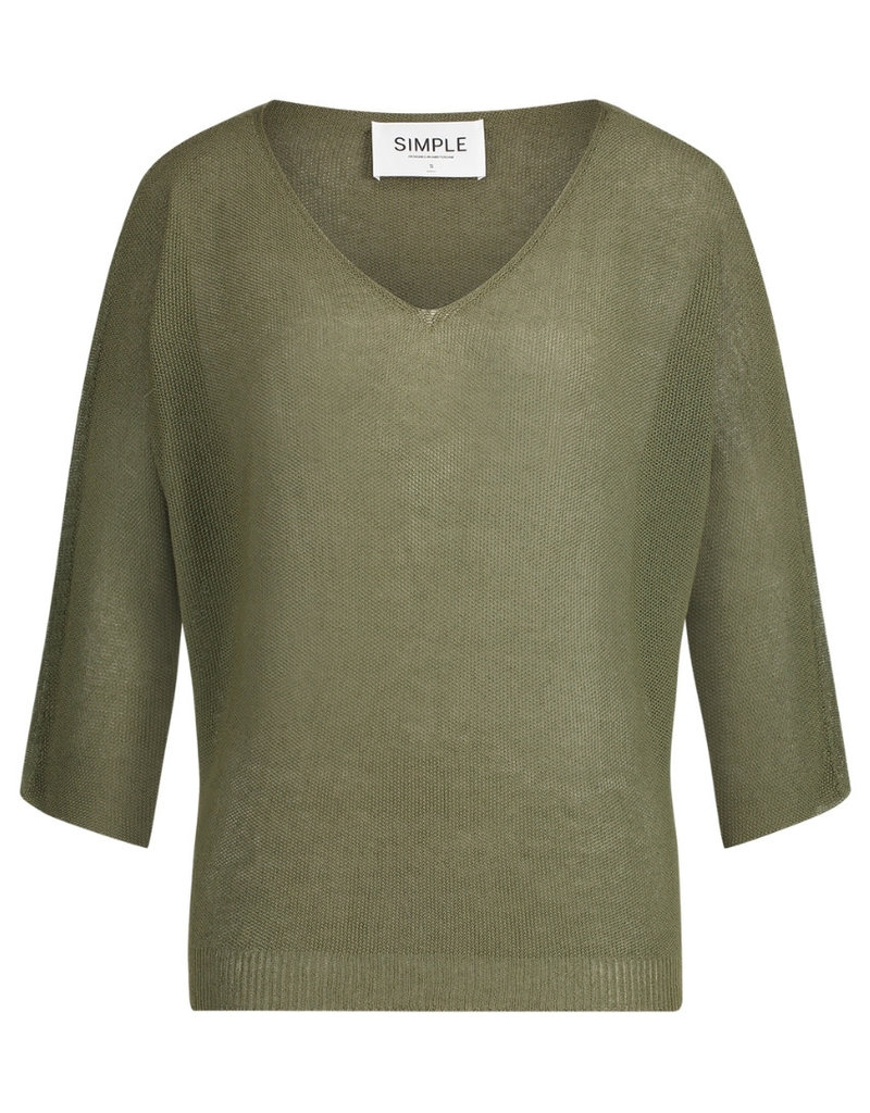 Simple Sweater Khaki 2510 Eloy