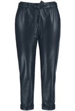 Broek fake leather Navy 720022-21304 Samoon