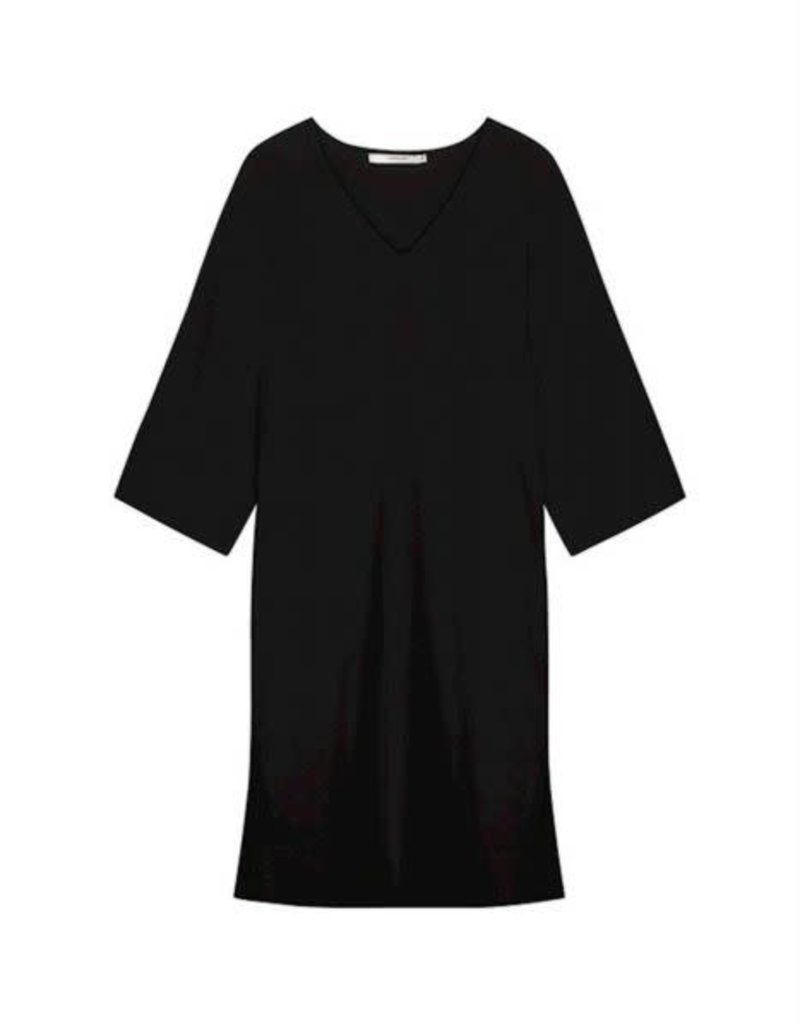 Summum Woman Dress viscose crepe knit Black 5s1354-7883 Summum