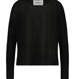 Simple Ellena trui zwart Simple