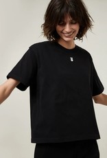 10Days 20-740-2203 thick cotton tee 10Days  zwart