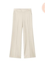 Summum Woman Rome-11580 Trousers boot cut punto milano Ivory Summum 4s2197