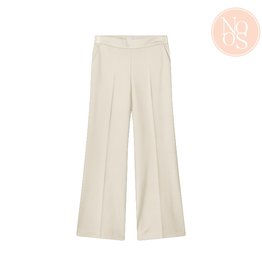 Summum Woman Rome-11580 Trousers boot cut punto milano Ivory Summum 4s2197