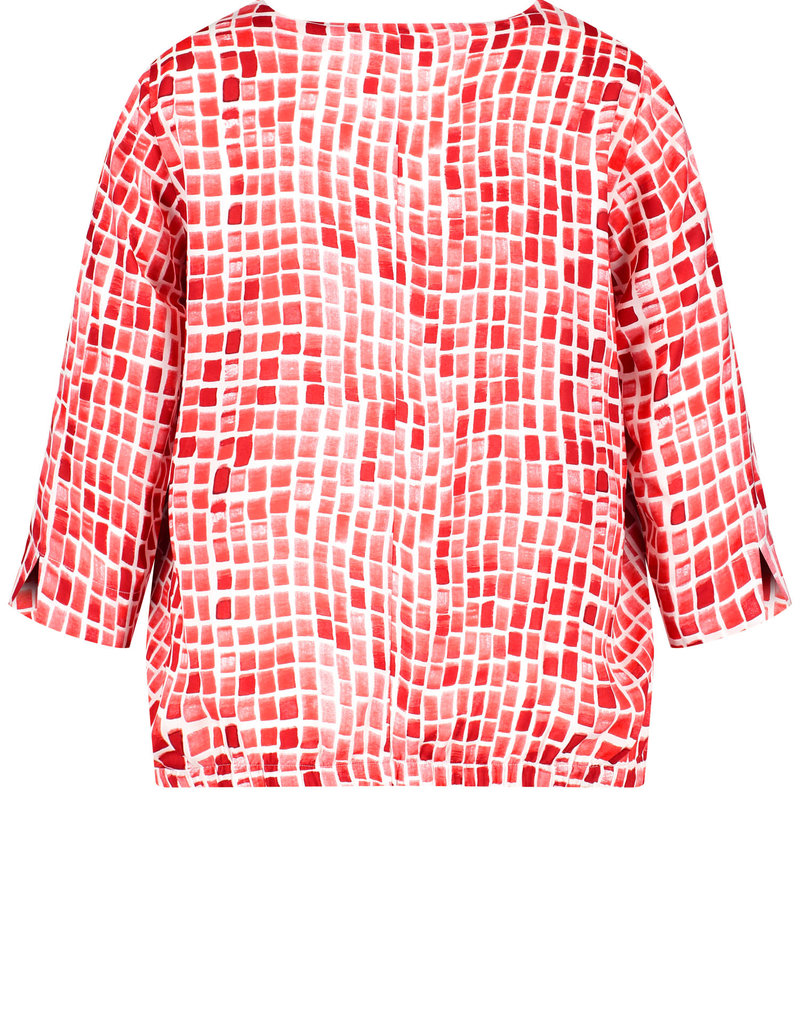 Samoon 860014-21008 blouse Samoon rood maat 50