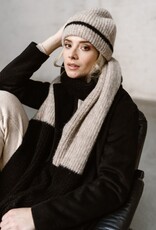 Aimee the Label Pomme Beanie Camel and Black Aimée the label