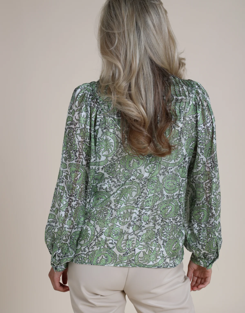 Nukus Anastasia Blouse Valerie Herbal Garden FW230428152 Nukus