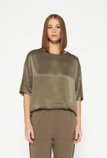 10Days 20-401-4201 satin tee dark moss 10Days