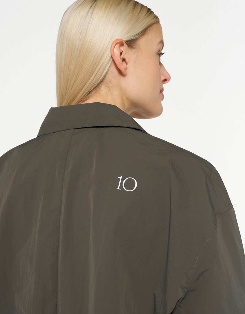10Days 20-502-4201 cropped blazer jacket oil grey 10Days