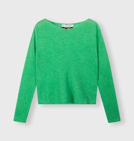 10Days 20-620-4201 thin knit sweater apple green 10Days