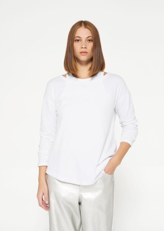 10Days 20-782-4201 longsleeve tee linen white 10Days