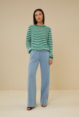 By Bar gwen thin stripe pullover evergreen By Bar 24115013