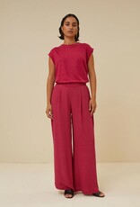 By Bar thelma linen top cerise By Bar 24111003