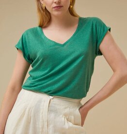 By Bar momi linen top spring green By Bar 24111007