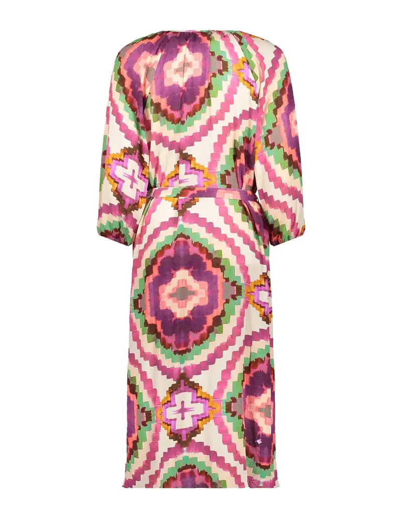 Geisha 47202-20 Dress fuchsia/soft green Geisha