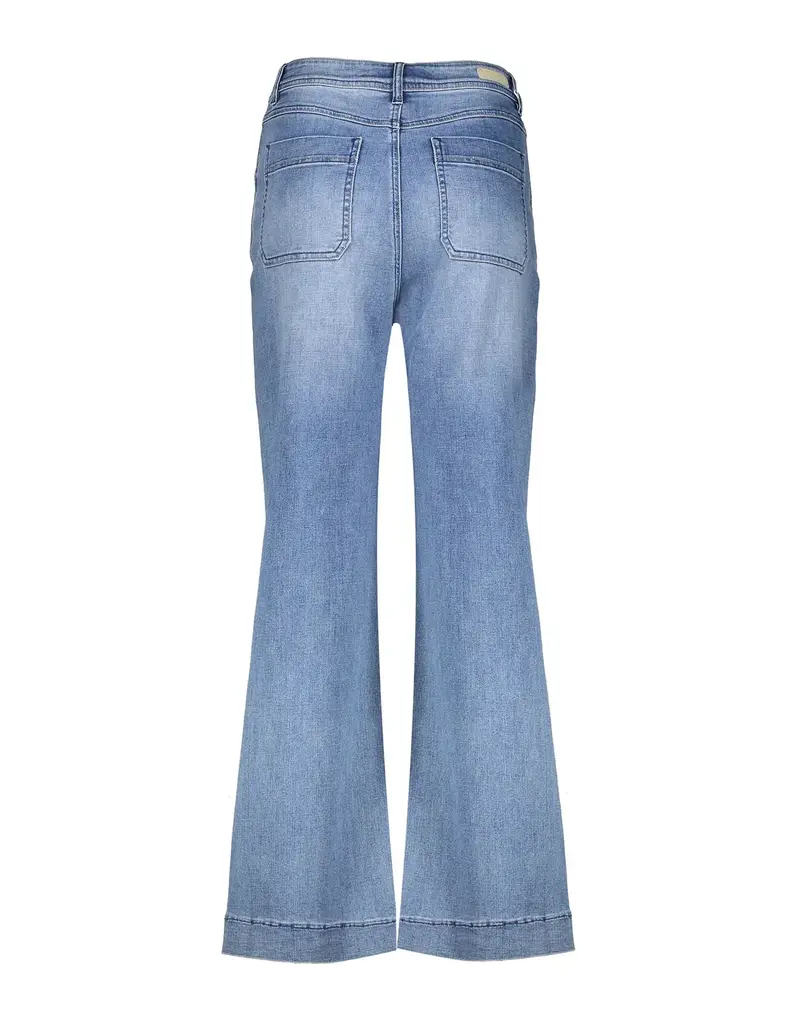 Geisha 41000-10 Jeans wide stonewash denim Geisha