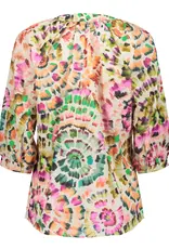 Geisha 43202-20 Blouse sand/emerald Geisha