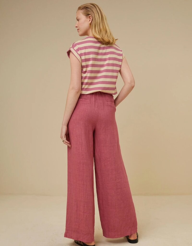 By Bar thelma big v stripe top raspberry By Bar 24111022