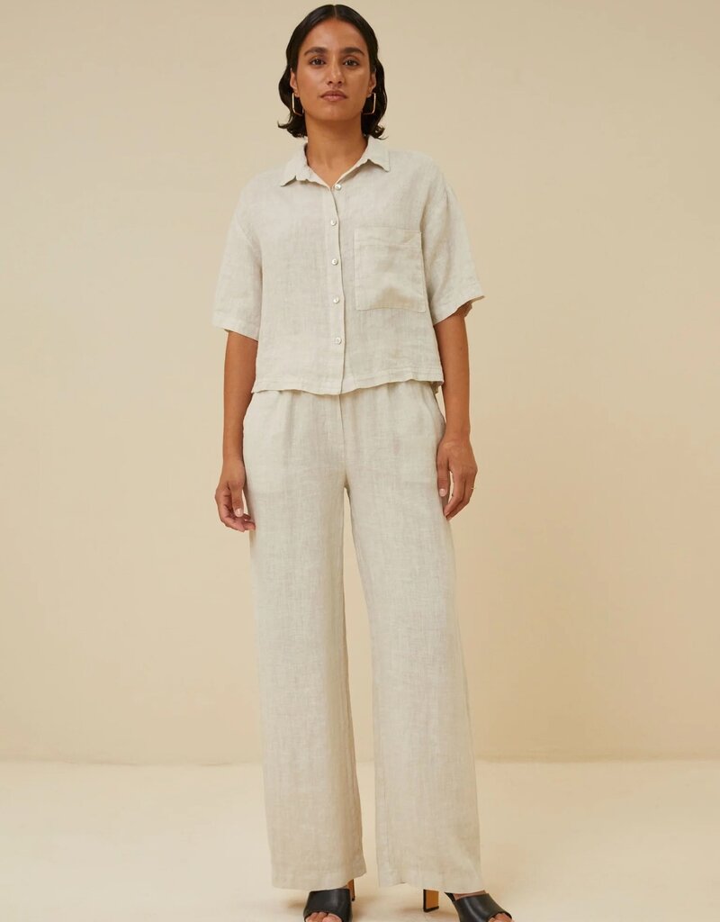 By Bar cris linen blouse chalk By Bar 24112007