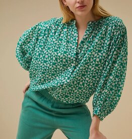 By Bar lucy graphic blouse graphic green By Bar 24112023