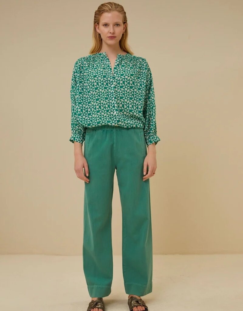 By Bar lucy graphic blouse graphic green By Bar 24112023