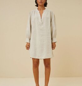 By Bar resa linen dress chalk By Bar 24117011