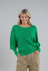 Nukus Batwing Pullover Lurex Green Nukus SS24065692