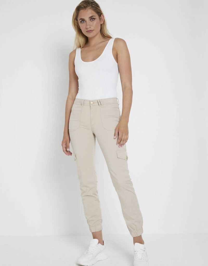 Para Mi SS241.207245 Jill (Cargo) Casual Cotton Sand Para Mi