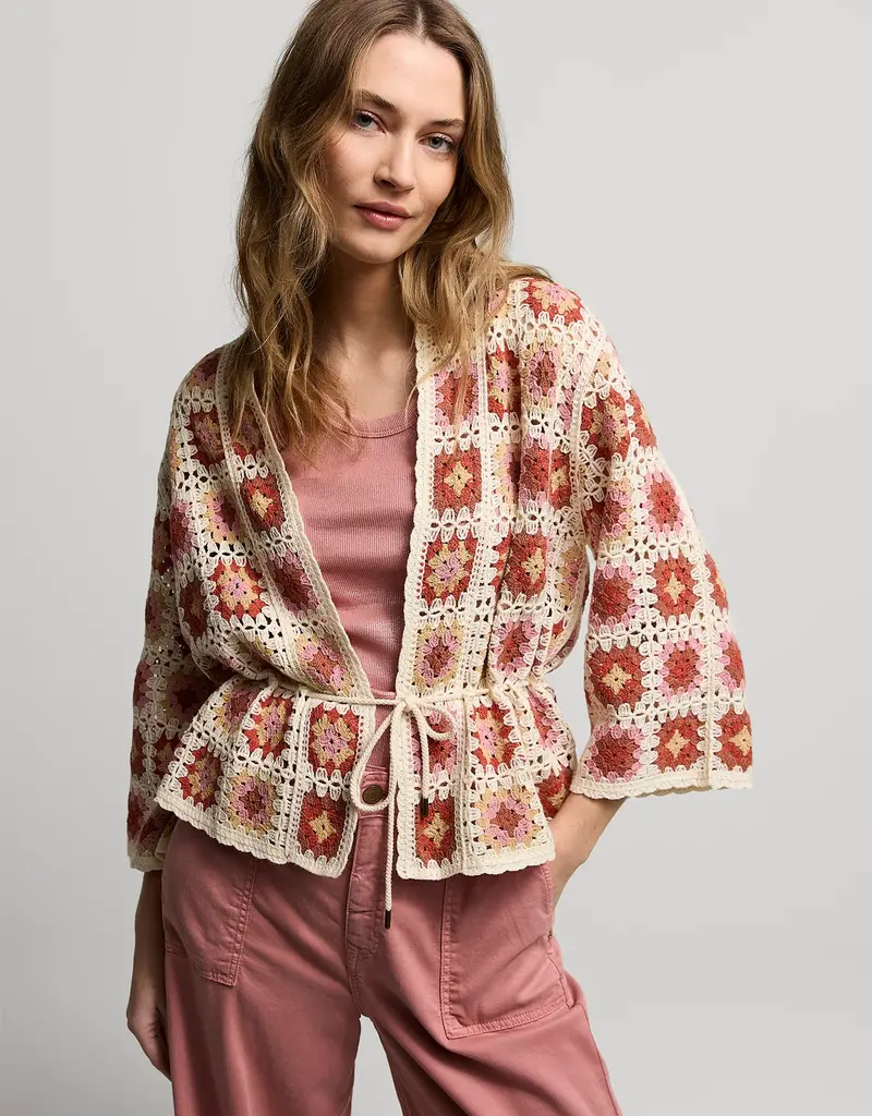 Summum Woman 7s5822-7984 Cardigan crochet knit  Multicolour Summum