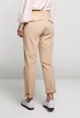 Summum Woman 4s2496-11909 Tapered pants peachy stretch twill mix  Latte Summum