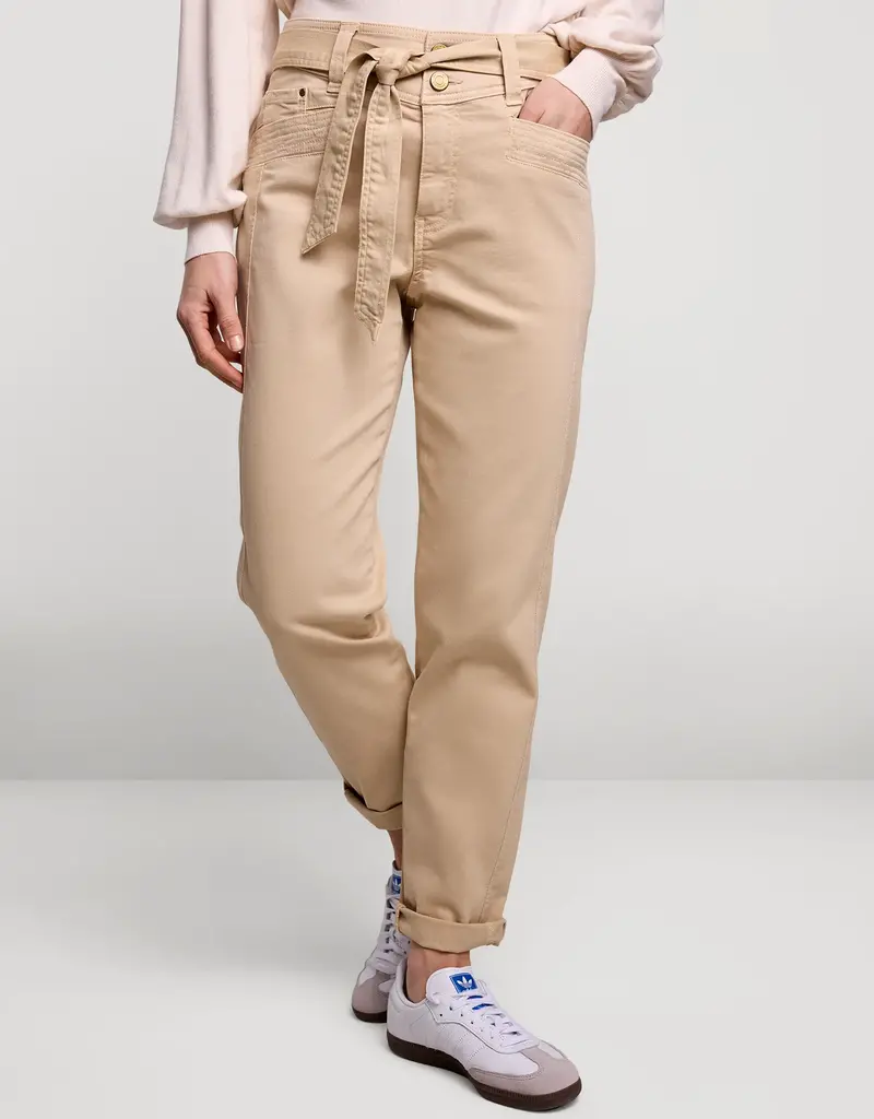 Summum Woman 4s2496-11909 Tapered pants peachy stretch twill mix  Latte Summum