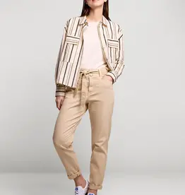 Summum Woman 4s2496-11909 Tapered pants peachy stretch twill mix  Latte Summum