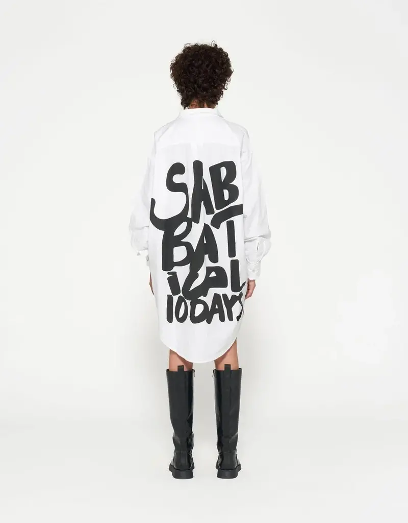10Days 20-411-4201 oversized shirt sabatical white 10Days