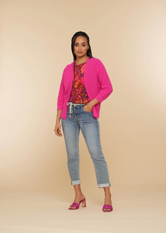 Geisha 41025-10 Jeans jog turn-up denim Geisha