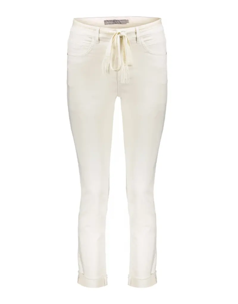 Geisha 41012-10 Jeans jog turn-up off-white Geisha