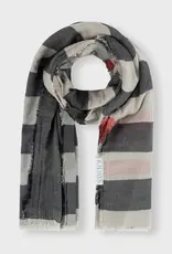 10Days 20-900-4202 scarf stripes poppy red 10Days