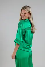 Nukus Nina Top Vneck Silky Green Nukus SS240120692