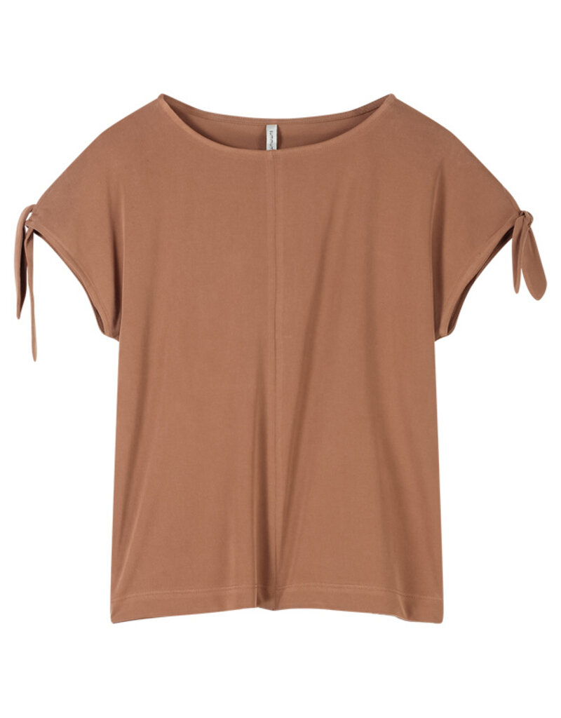 Summum Woman 3s5006-30618 Jersey top Washed Modal Single jersey  Cacao Summum