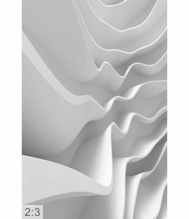 Akustikbild “Labyrinth“ - in einem eleganten Aluminiumrahmen