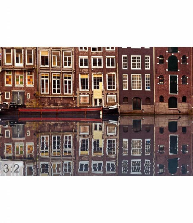 Akustisk bilde  "Nederland" - i en elegant aluminiumsramme