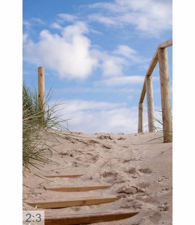 Akustikbild “Zum Strand“ - in einem eleganten Aluminiumrahmen