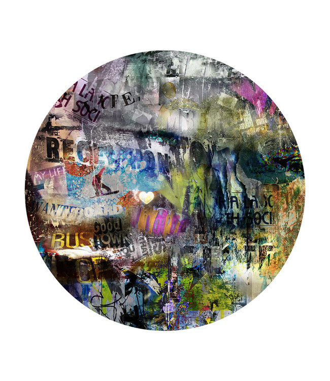 Akustisk bilde "Fargerikt" - i en elegant aluminiumsramme